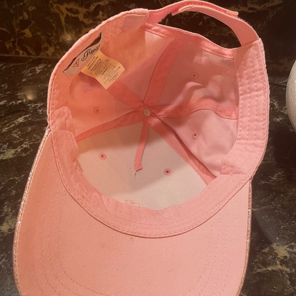 GUESS Kitty cat hat with sparkly brim adjustable back strap- fits women’s heads - Picture 13 of 13